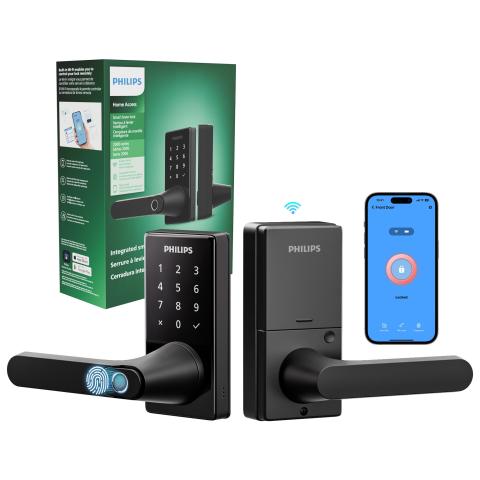 Philips 2000 Series Fingerprint Wi-Fi Smart Door Lock with Handle