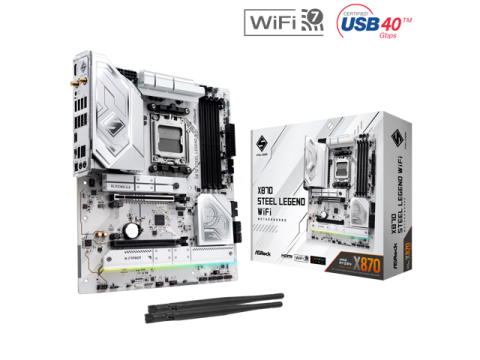 ASRock X870 STEEL LEGEND WIFI AM5 ATX Motherboard