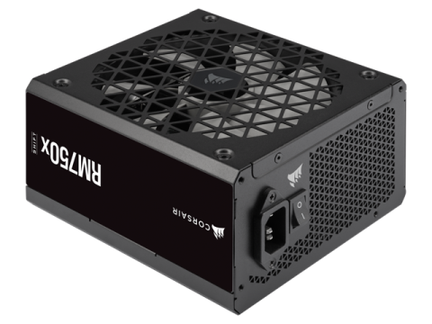 CORSAIR RMx SHIFT Series™ RM750x 80 PLUS Gold Fully Modular ATX Power Supply - Modular Side Interface - ATX 3.0 & PCIe 5.0 Compliant -  Zero RPM Fan Mode - 105°C-Rated Capacitors - 80 PLU Power Supply