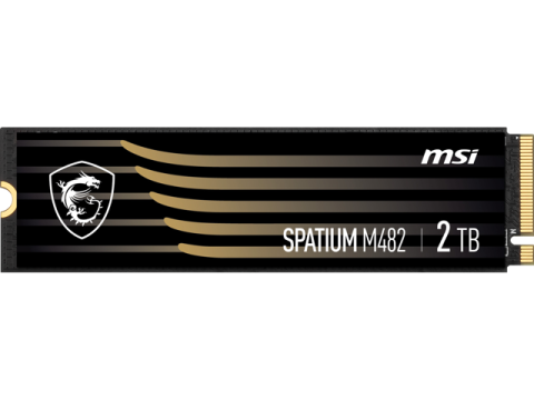 MSI SPATIUM Series M482 M.2 2280 2TB PCI-Express 4.0 x4 Internal Solid State Drive (SSD) - SM482N2TB