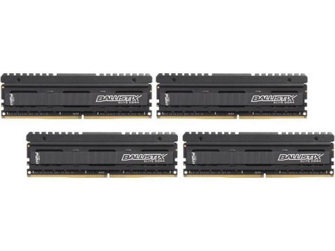Ballistix Elite 32GB Kit (8GB x 4) DDR4 3000 MT/s (PC4-24000) DIMM 288-Pin Memory - BLE4K8G4D30AEEA