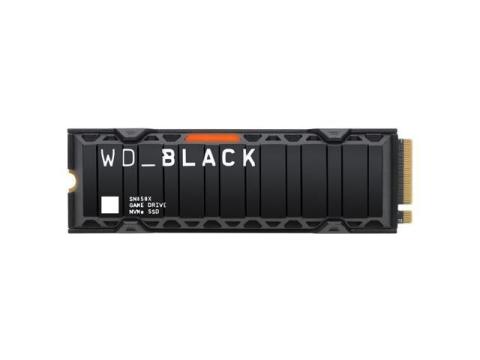 WD_BLACK 1TB SN850X NVMe Internal Gaming Solid State Drive with Heatsink - Works with Playstation 5, Gen4 PCIe, M.2 2280, Up to 7,300 MB/s - WDS100T2XHE