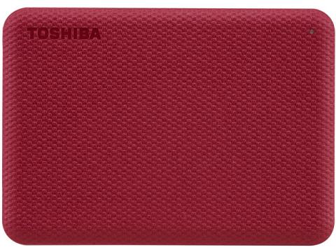 TOSHIBA 1TB Canvio Advance Portable External Hard Drive USB 3.0 Model HDTCA10XR3AA Red