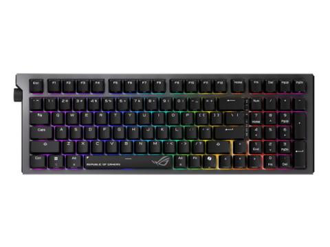 ASUS ROG Strix Morph 96 Wireless Gaming Keyboard, Mechanical Switches, 2.4GHz/Bluetooth, Compact 96% Layout, RGB, PC