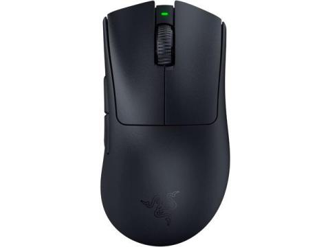 Razer DeathAdder V3 Pro Wireless Gaming Mouse Focus Pro 30K Optical Sensor, Optical Switches Gen-3, HyperSpeed Wireless, 6 Programmable Buttons, 90 Hrs Battery, 63g Ultra Lightweight