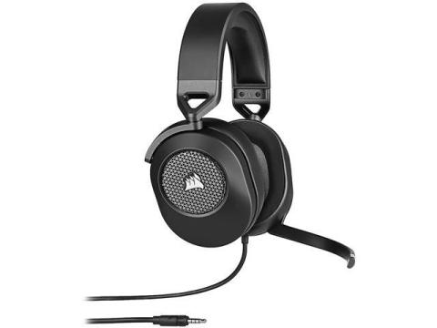 Corsair HS65 SURROUND Circumaural Wired Gaming Headset - Carbon