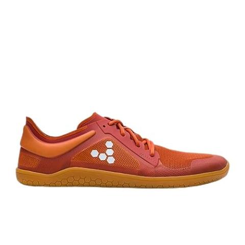 Vivobarefoot Primus Lite III, Mens Vegan Light Breathable Shoe with Barefoot Sole Red