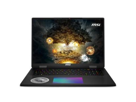 MSI Titan 18 HX Dragon Edition Norse Myth - 18" UHD 120 Hz - Intel Core Ultra 9 285HX - GeForce RTX 5080 Laptop GPU - 64GB Memory DDR5 5600 - 2TB Gen5+ 2TB Gen4*2 NVMe SSD SSD - Windows 11 Pro  ()