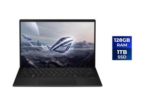 ASUS ROG Flow - 13.4" WQXGA 180 Hz - 3.0GHz - AMD Radeon 8060S Graphics - 128GB Memory - 1TB SSD - Windows 11 Pro  ()
