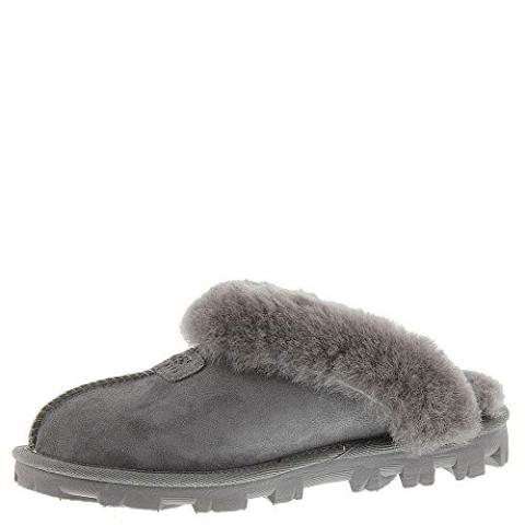 UGG Women's Coquette Grey Slipper - 8 B(M) US