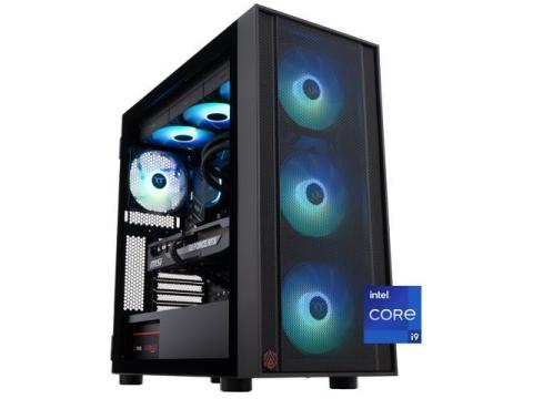 ABS Eurus Aqua Gaming PC - Windows 11 - Intel Core i9-14900KF - GeForce RTX 5070 Ti -  DLSS 4 - AI-Powered Performance - 32GB DDR5 6400 - 2TB M.2 NVMe SSD - EA14900KF5070TI2