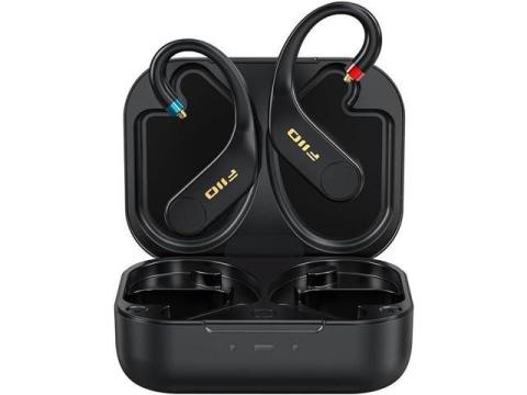 FiiO UTWS5 2025 True Wireless Bluetooth Earbuds Hook & Headphone Amp for IEMs, AK4332 DAC, Hi-Res 96kHz/24bit LDAC -MMCX/0.78 2pins Connector, 10-Band PEQ, 20H Battery Life (MMCX)
