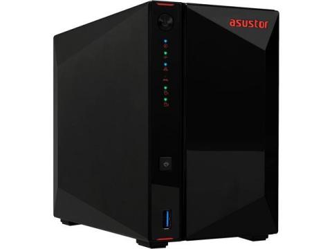 Asustor Nimbustor 2 Gen2 AS5402T 2 Bay NAS, Quad-Core 2.0GHz CPU, Dual 2.5GbE Ports, 4GB DDR4, Four M.2 SSD Slots (Diskless)