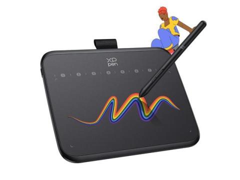 XPPen Deco 640 6x4 Inch OSU Drawing Tablet for E-Learning, Compatible with Mac/Windows/Chromebook, 16384 Pressure Levels