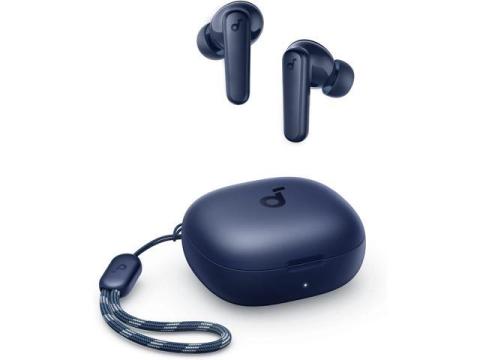 Soundcore by Anker P20i True Wireless Earbuds, 10mm Drivers with Big Bass, Bluetooth 5.3, 30H Long Playtime, Water-Resistant, 2 Mics for AI Clear Calls, 22 Preset EQs, Customization via App Blue