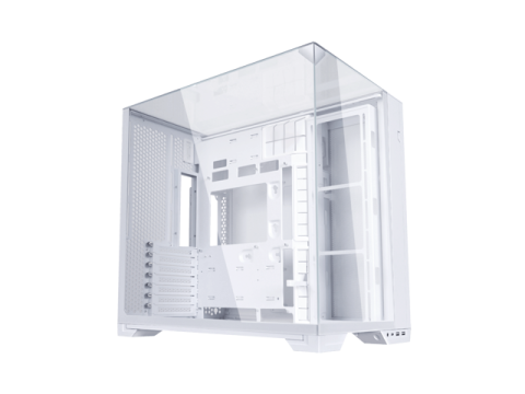 LIAN LI O11 vision compact white color Aluminum / Steel / Tempered Glass ATX Mid Tower computer Case ----O11VPW