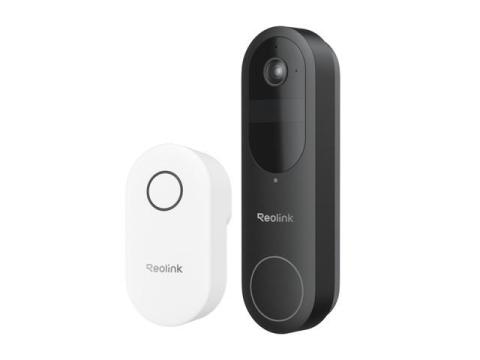 Reolink Video Doorbell Battery with Chime - 2K Dual-Band Wi-Fi Battery Doorbell with 1:1 Head-to-Toe View, Person/Vehicle/Package Detection, IP65 Weatherproof