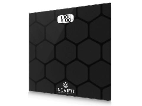 INEVIFIT Bathroom Scale, Highly Accurate Digital Body Weight Scale Up to 400lbs. Includes 5-Year Warranty