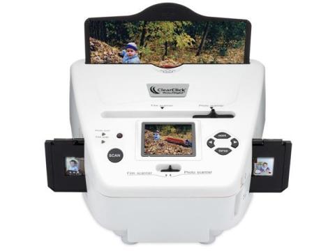 ClearClick Photo to Digital Photo, Slide, and Film Scanner with 4 GB Memory Card & Photo Editing Software
