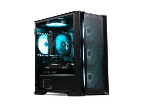 MXZ  High Performance Gaming PC ,AMD Ryzen 7 7700 , GeForce RTX 4070 SUPER ,16GB DDR5 , NVME M2 1 T, 6RGB Fans,Windows 11 Pro Ready to use, Gamer Desktop Computer(R7 7700| RTX 4070 SUPER)