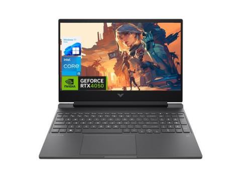 HP Victus 15 High FPS Gaming Laptop, Intel Core i5-13420H(Beats Intel i7-12650H), NVIDIA GeForce RTX 4050, 15.6 144Hz FHD, 16GB RAM, 1TB SSD, Backlit KB, Wi-Fi 6, HD Camera, Windows 11 Home, Silver