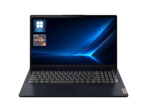 Lenovo IdeaPad 1 15.6" FHD Laptop, AMD Ryzen 5 7520U, 8GB RAM, 256GB SSD, Windows 11 Home, Blue