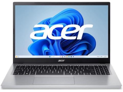 Acer Aspire Go 15 AI Ready Laptop | 15.6" FHD (1920 x 1080) IPS Display | Intel Core 3 N355 | Intel Graphics | 8GB DDR5 | 128GB UFS | Wi-Fi 6 | Windows 11 Home in S Mode - Silver (AG15-32P-39R2)