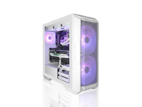 AVGPC FrostFire Creator Gaming PC AMD Ryzen 9 9900X3D, NVIDIA GeForce RTX 5080, 2TB nVME, 64GB RAM DDR5, 360mm Liquid Cooling, Win 11 Pro, White