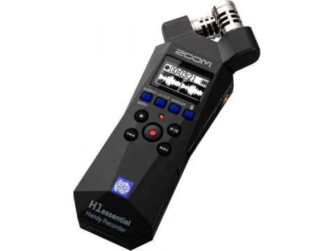 Zoom H1essential Stereo Handy Recorder 2024 Model, Essential Series with 32-Bit Float, Accessibility, X/Y Microphones, USB Microphone, Portable, for Musicians, Podcasters, Filmmakers