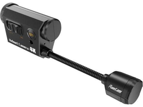 Helmet Camera, 4K Bendable Action Camera with 6 Hours Recording with App Control for Airsoft Paintball Tactical Helmet Riding Motorcycle Bike Cycling Climbing Outdoor Sports