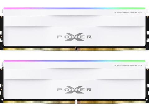 Silicon Power DDR5 32GB (2x16GB) Zenith RGB 6000MHz (PC5-48000) 288-pin CL30 1.35V UDIMM Desktop Memory Module RAM SU032GXLWU60AFDHSW White