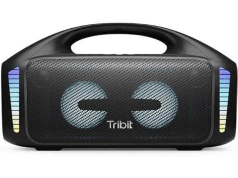 Tribit StormBox Blast Portable Speaker: 90W Loud Stereo Sound with XBass, IPX7 Waterproof Bluetooth Speaker with LED Light, Bluetooth 5.3&TWS, Custom EQ, 30H Playtime for Outdoor