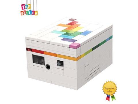 ZITIANYOUBUILD Rainbow Road Puzzle Box Educational Toys 229 Pieces Building Kit MOC