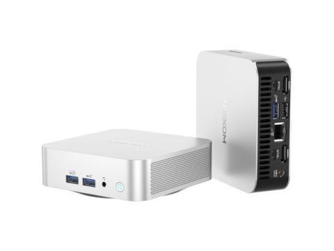 GEEKOM A6 Mini PC, AMD Ryzen 7 6800H(8C/16T, up to 4.7GHz), 32GB DDR5 1TB SSD, Radeon 680M, Compact Aluminium Design Windows 11 Pro Desktop Computer Support USB4/8K UHD/Wi-Fi 6E/Bluetooth 5.2