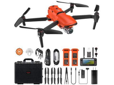 Autel Robotics EVO II Pro V3 Rugged Bundle (Orange) 6K HD Video Smart Controller Son-y 1" CMOS &12-Bit Image 6K HDR Video, Moonlight Algorithm 2.0 (ISO 44000) 40 Minutes, 15KM Transmission