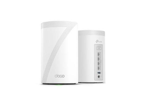 TP-Link Deco 7 Pro BE63 Tri-Band WiFi 7 BE10000 Whole Home Mesh System- 6-Stream 10 Gbps, 4x2.5G Ports Wired Backhaul, 4X Smart Internal Antennas, VPN, HomeShield, Free Expert Support (2-Pack)