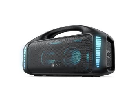 Tribit StormBox Blast Portable Bluetooth Speaker, (140W Peak) 90W Loud Stereo Sound with 30H Playtime, IPX7 Waterproof, LED Light, Wireless, XBass, BT5.3, TWS, Custom EQ, Party/Outdoor/Camping/Beach