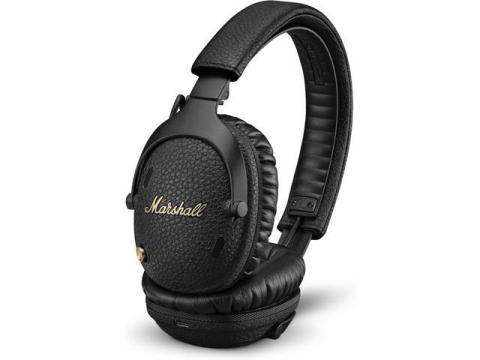 Marshall Monitor III A.N.C. Over-Ear Bluetooth Headphones - Active Noise Cancelling with Microphone | 100+ Hrs Wireless Playtime | Lightweight, Foldable Design for Travel - Black