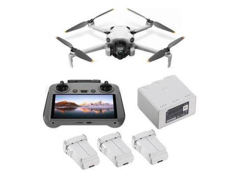 [NEW] DJI Mini 4 Pro Fly More Combo Plus with DJI RC 2, Drones with Camera for Adults 4K, 3 Intelligent Flight Battery Plus for up to 135 Mins Flight Time,  * USA In Stock * 1-2 SHIPPING