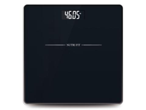 Digital Bathroom Scale for Body Weight Loss Watchers Jet Black | 0.1lb Precision, 330lb Capacity, Backlit LCD Screen, Step-On Technology, Electric Scales Most Accurate, Include Batteries