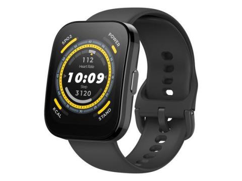 JAYSUING Bip 5 Smart Watch 46mm, GPS, Amazon Alexa Built-in, Bluetooth Calling, 10-Day Battery, Heart-Rate & VO2 Max, Sleep Health Monitoring, AI Fitness Tracker App, for Android & iPhone, Black