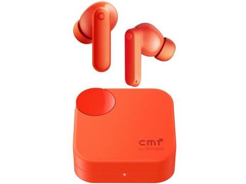 CMF Buds 2a Wireless Earbuds Active Noise Cancelling 42dB Hybrid ANC Bluetooth Headphones, 12.4mm Dynamic Driver for Big Bass, 4 Mics Clear Calls, Sport Ear Buds for iPhone, Android, Orange