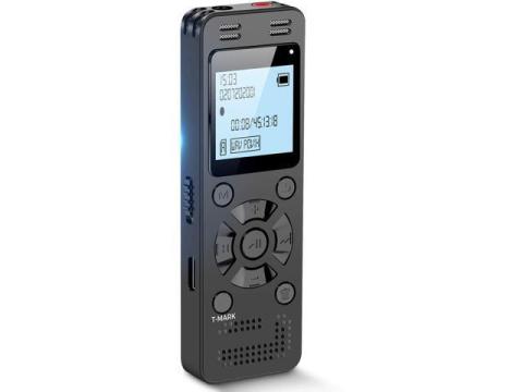 128GB Digital Voice Recorder for Lectures Meetings - EVIDA 9296 Hours Voice Activated Recording Device Audio Recorder with Playback,Password
