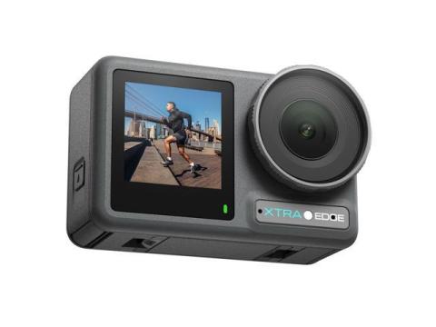 Xtra Edge Action Camera,4K /120 FPS &  1/1.3"Sensor,Cinematic Video, Hyper Stabilization, Waterproof Camera to 52 Ft,3-Hour 1900 mAh, Universal Quick Mount, Vlogging Camera for Adventure Photography
