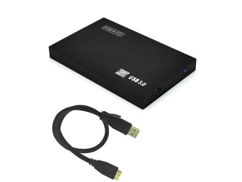 2.5'' 1TB Ultra Slim Portable External Hard Drive USB3.0 HDD Storage for PC/Desktop/Laptop/MacBook/Chromebook/Xbox One (Black)