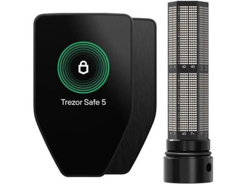 Trezor Safe 5 Hardware Wallet with Keep Metal Seed Backup Bundle  Touchscreen Crypto Security, Secure Element Protection & Cold Storage Recovery Kit