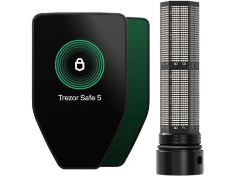 Trezor Safe 5 Hardware Wallet with Keep Metal Seed Backup Bundle  Touchscreen Crypto Security, Secure Element Protection & Cold Storage Recovery Kit