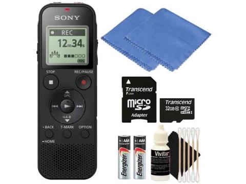 Sony ICD-PX470 Stereo Digital Voice Recorder Kit w/ Built-In USB Voice Recorder