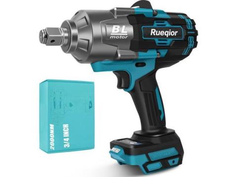 Cordless Impact Wrench 3/4" for Makita 18V Battery, Impact Wrench 1500FT-LBS(2000N.m) High Torque Brushless Electric Impact, with 3 Speed Modes Power Impact Driver